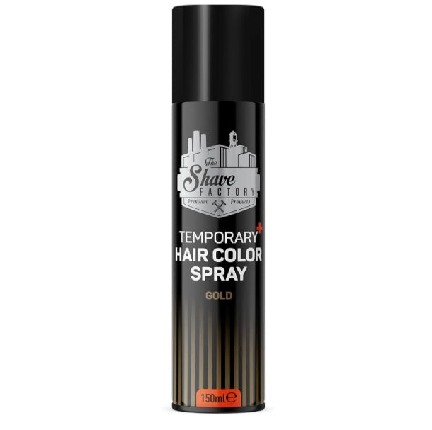 The Shave Factory Temporary Hair Colour Spray - Gold 150ml