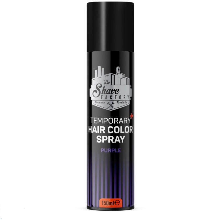 The Shave Factory Temporary Hair Colour Spray - Purple 150ml