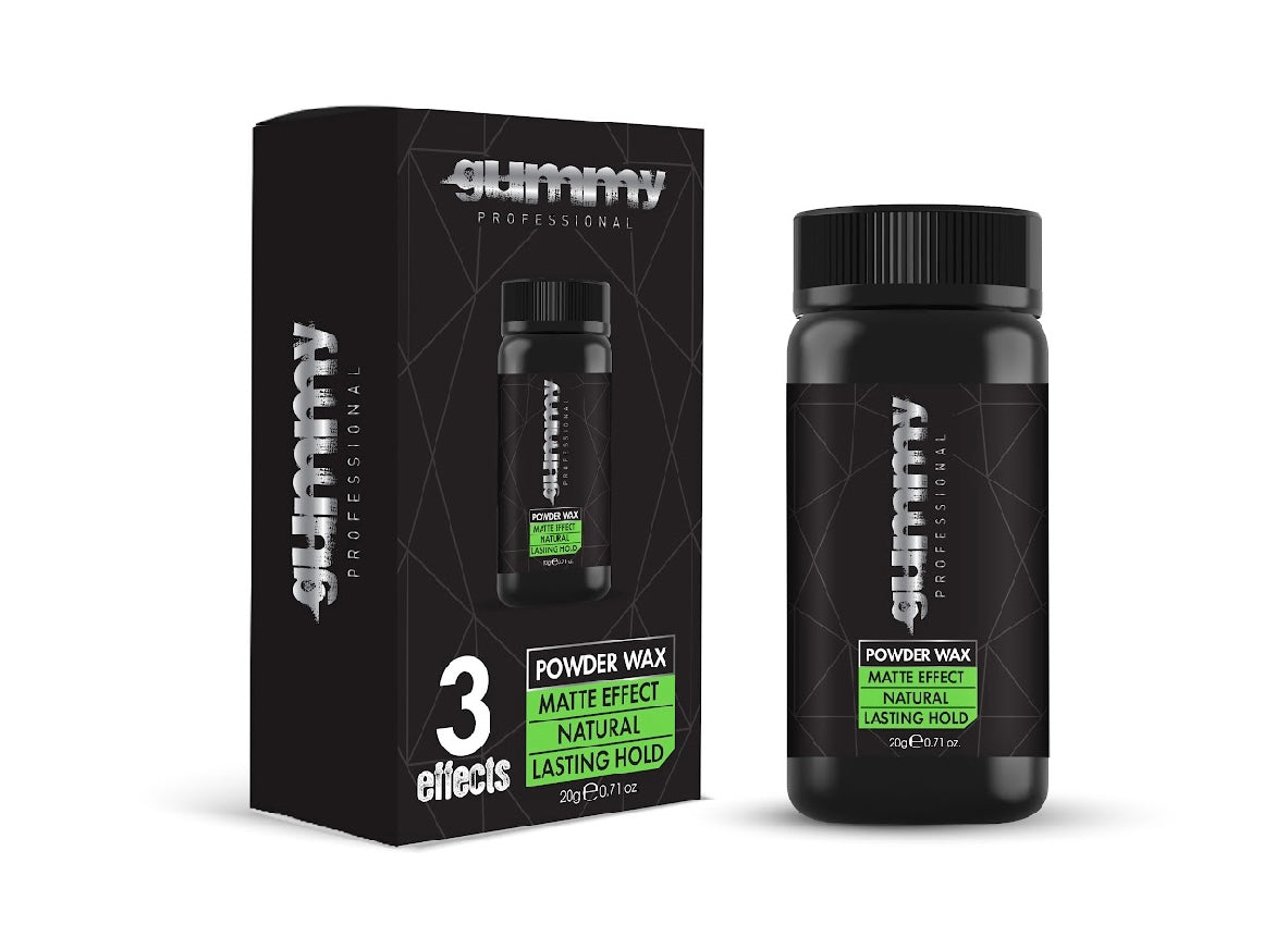 Gummy Hair Styling Powder Wax Matte Effect Green - 20g