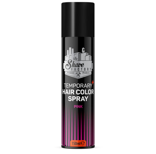 The Shave Factory Temporary Hair Colour Spray - Pink 150ml