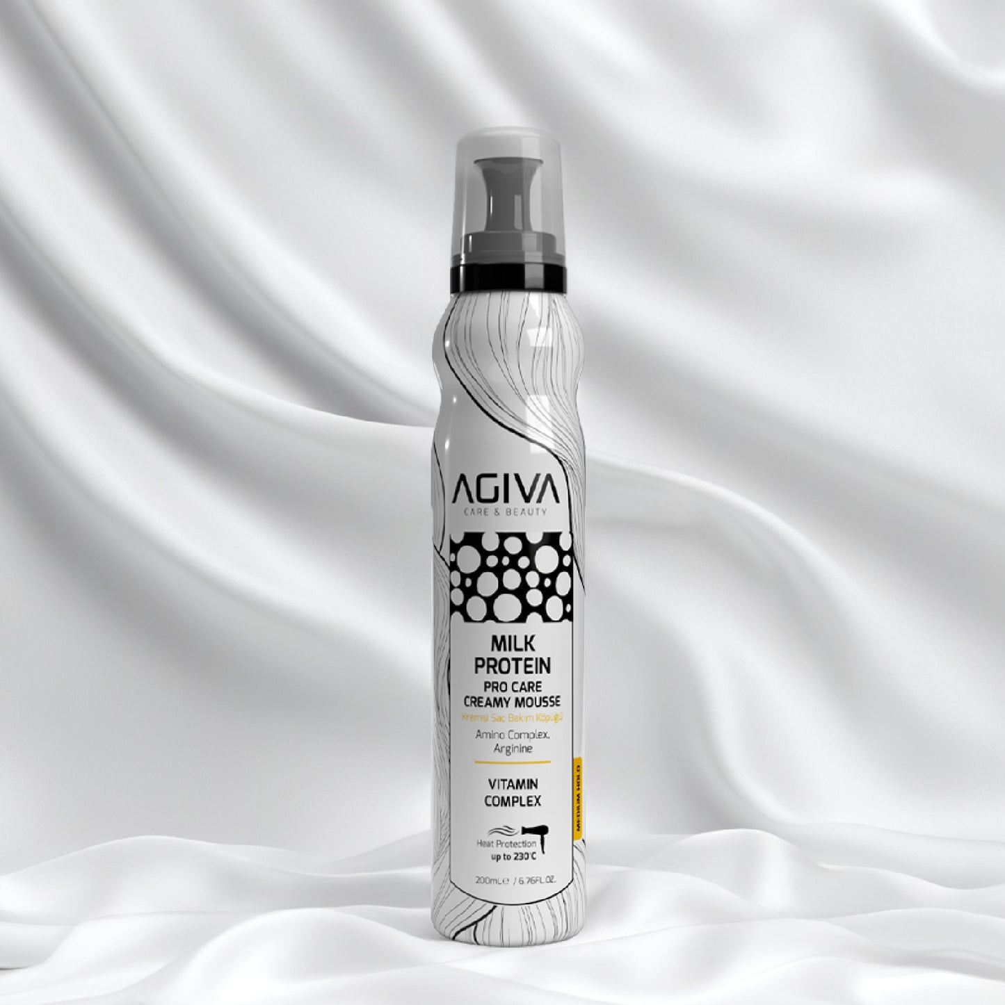 Agiva Milk Protein Therapy Pro Care Creamy Coconut Mousse | Volume & Curly | 200ml