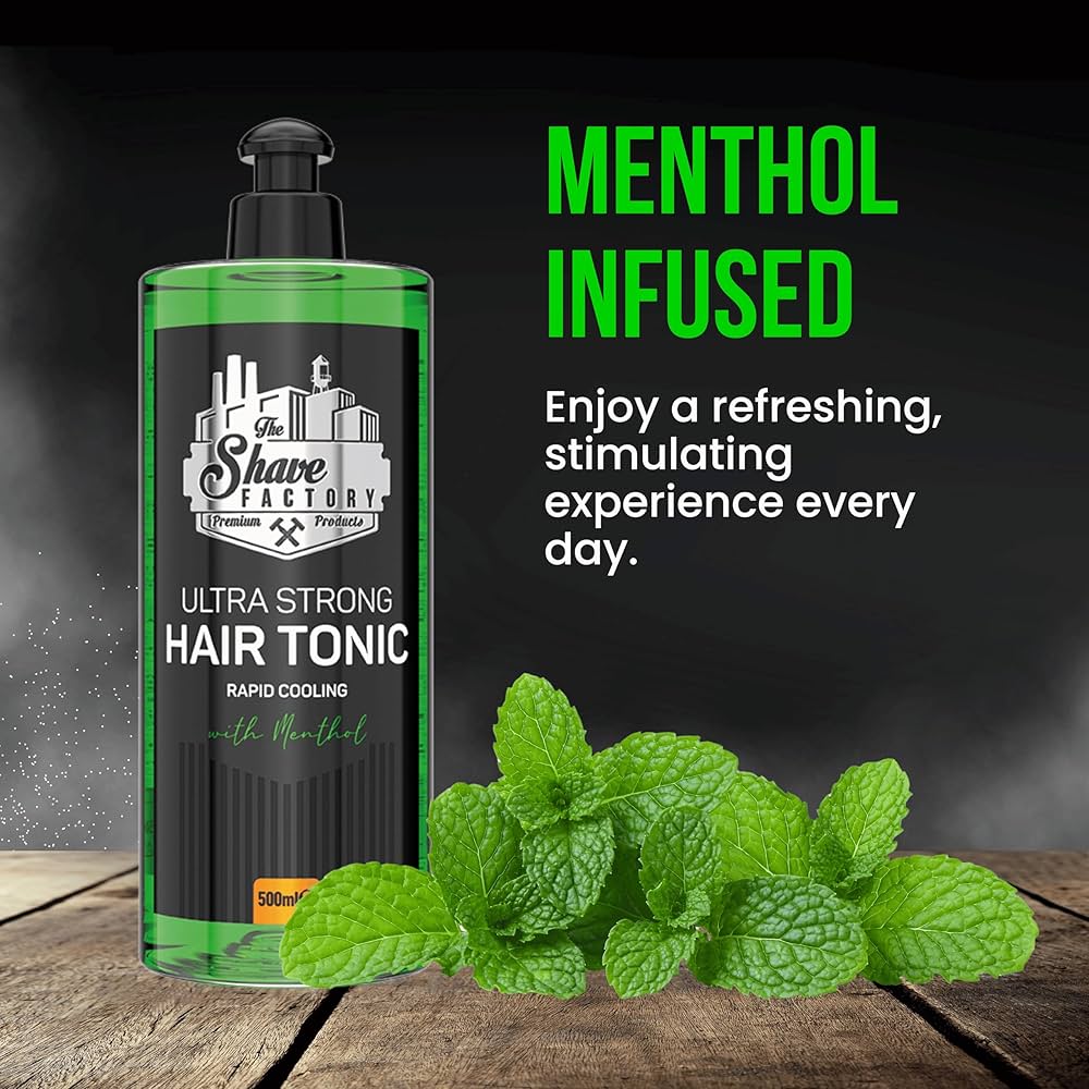 The Shave Factory Hair Tonic with Menthol - 500ml
