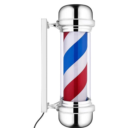 Barber LED Light Pole - Silver