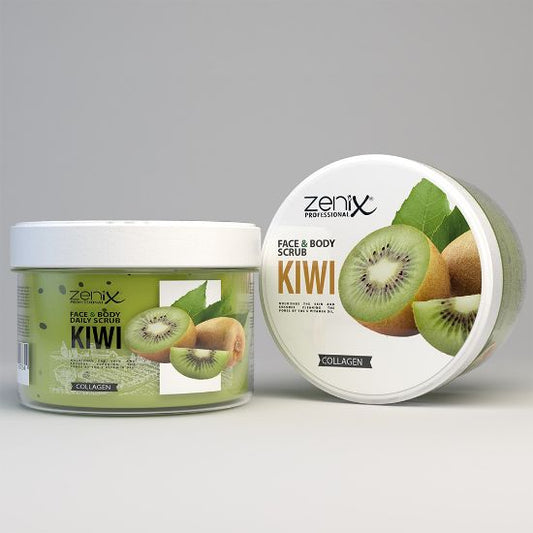 Zenix Face Scrub Collagen Kiwi - 275ml