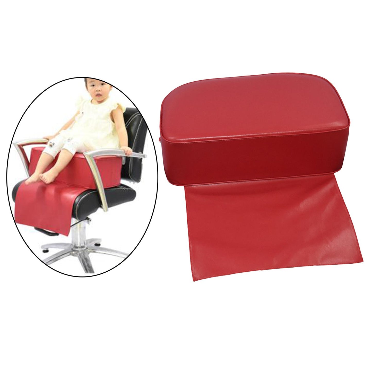 Premium Child Seat Booster Cushion - Red | For Barber Salon & Hairdresser