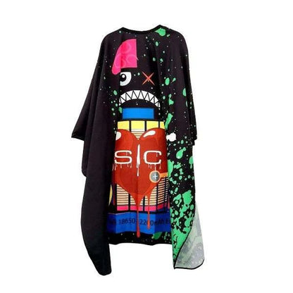 StyleCraft SC Waterproof Barber Cape - Radioactive Black
