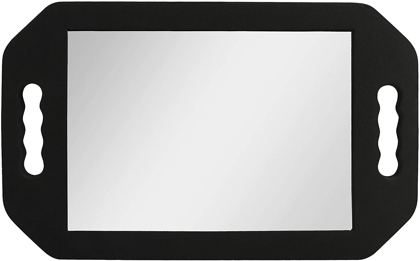 Rectangle Foam Mirror - Black