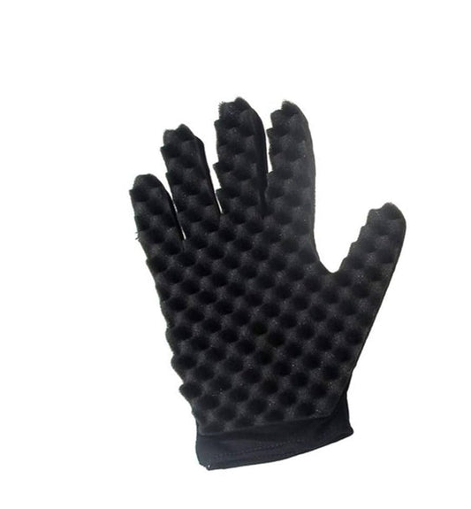 Afro Hair Twist Sponge Glove Brush