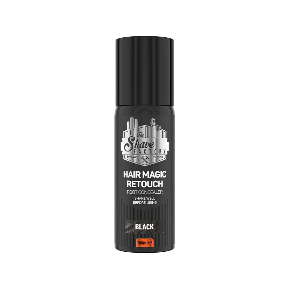 The Shave Factory Magic Hair Retouch Root Concealer Spray - Black 100ml
