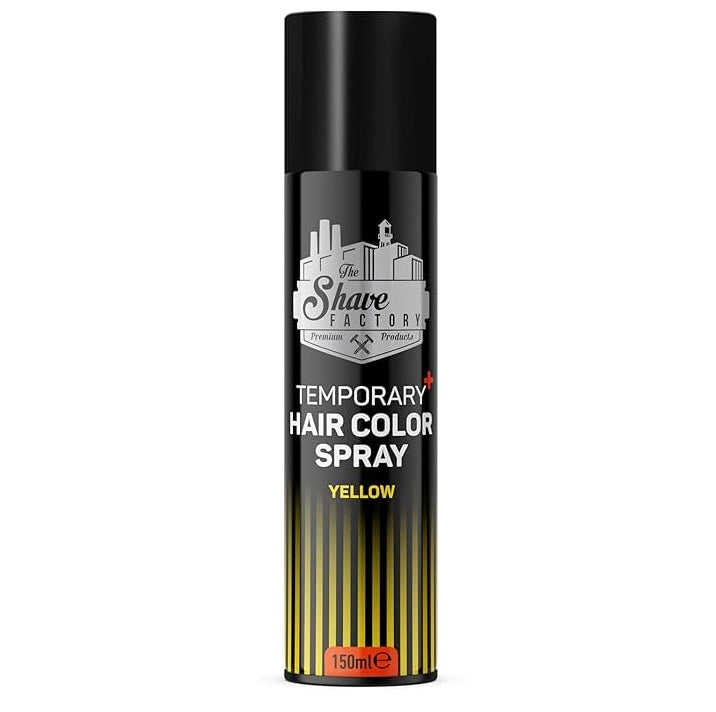 The Shave Factory Temporary Hair Colour Spray - Yellow 150ml