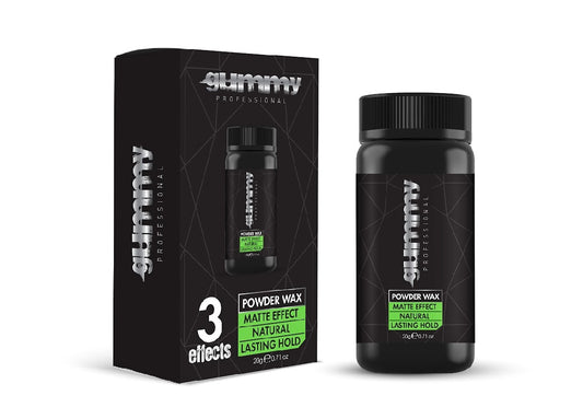 Gummy Hair Styling Powder Wax Matte Effect Green - 20g