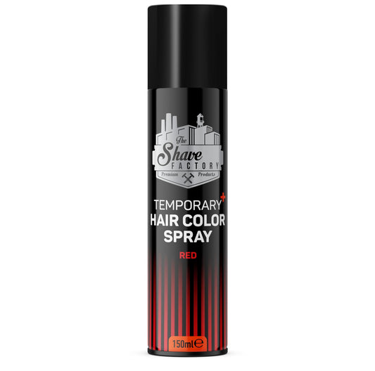 The Shave Factory Temporary Hair Colour Spray - Red 150ml