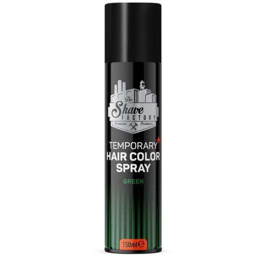 The Shave Factory Temporary Hair Colour Spray - Green 150ml