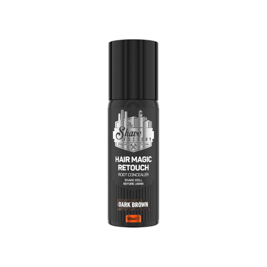 The Shave Factory Magic Hair Retouch Root Concealer Spray - Dark Brown 100ml