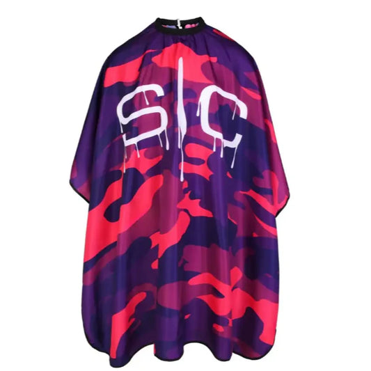 StyleCraft SC Waterproof Barber Cape - Pink Camo